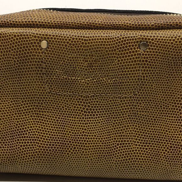 Patricia Nash Glena leather box wristlet  leather embossed NWT with *flaw* - Picture 2 of 16